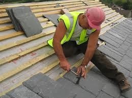 Re-slating work and repairs to slate roofs in Blackpool